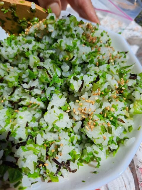 コシアブラの混ぜご飯