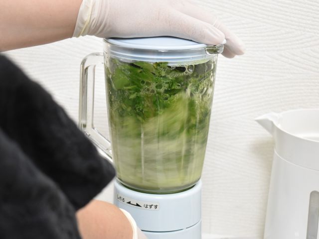 ミキサーが何度も止まって焦りました